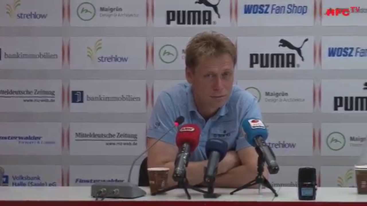 38. Spieltag: VfL Osnabrück - Hallescher FC Pressekonferenz vor dem Spiel - YouTube