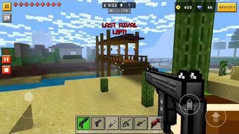 Pixel Gun 3D: Deadly Games: Day gameplay with NatorGreen7000