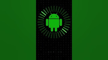 Boot Animation Preview: Loading Android Matrix (spinner) (green)