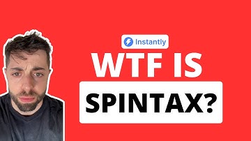 Instantly.ai Ultimate Spintax Tutorial 2024