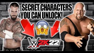 SECRET CHARACTERS IN WWE 2K22!! How to Unlock Secret Characters In WWE 2k22! | Noology