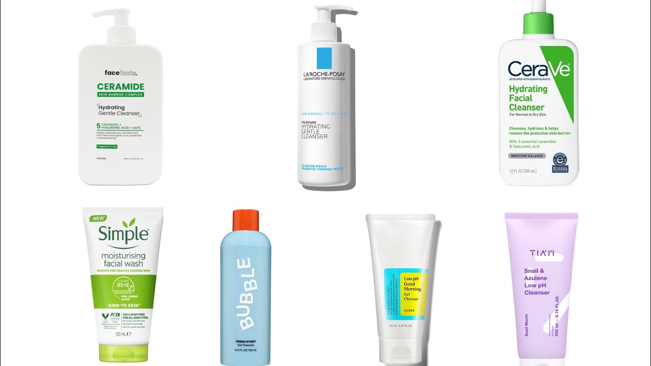 Best Cleansers for Dry skin in 2023 Choosing the right cleanser for your skin type 