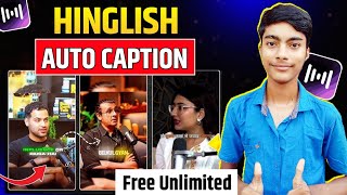 FREE AI Auto Caption Tools 2026 🔥 | Hinglish, Hindi & English Subtitles screenshot 2