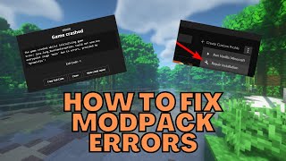 Why Can't I Install Minecraft Modpacks | Error Fix screenshot 4