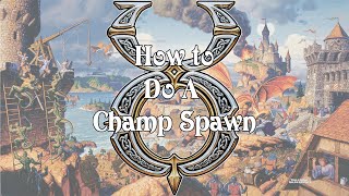 Ultima Online - How To Do A Champ Spawn