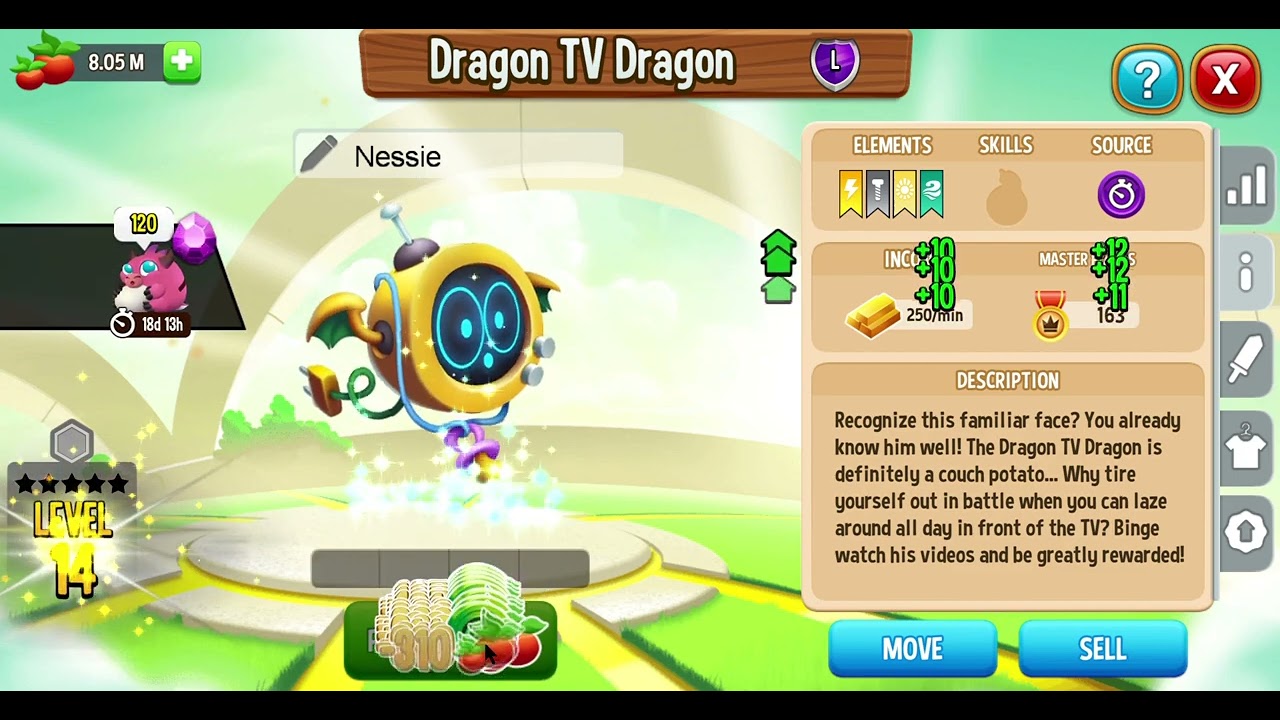 Hatched Legendary Dragon TV Dragon😁 