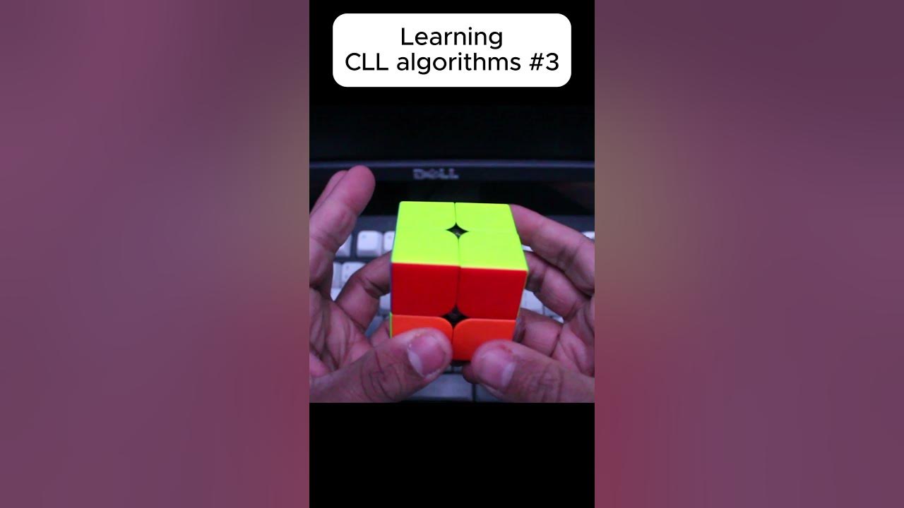 Part 3 learning 2x2 CLL algorithms #cubing #cool #shorts #rubikscube # ...