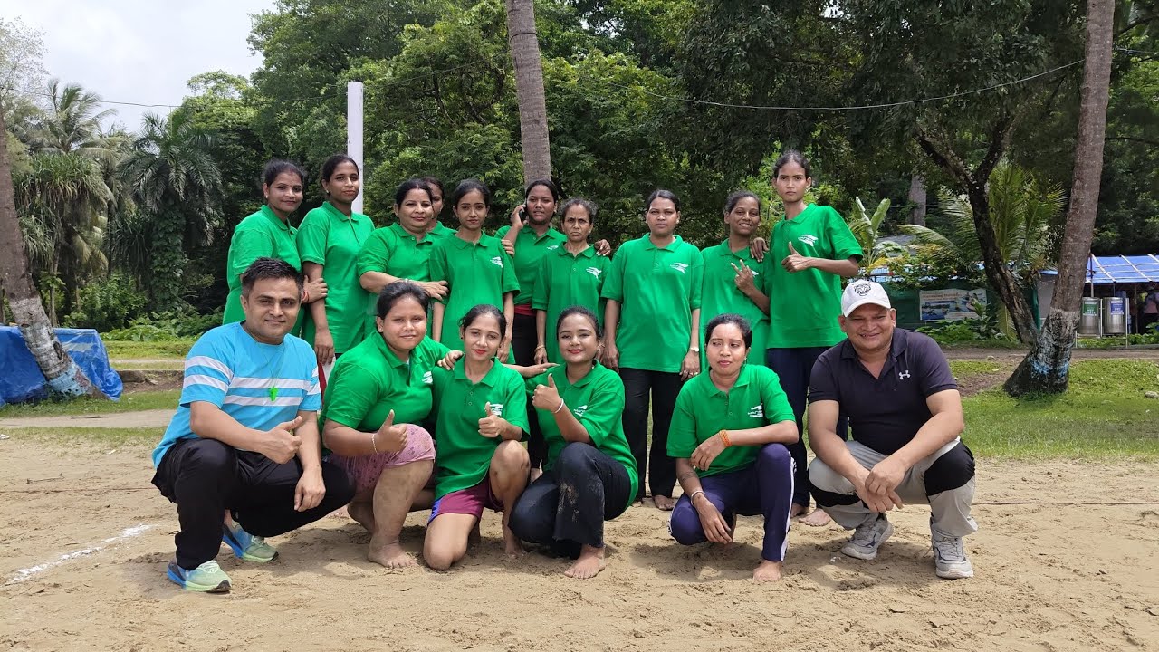 Girls' kabbadi Match||carvyn cove beach 🏖️⛱️🏖️⛱️ Andaman Nicobar Islands 