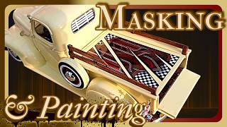 Custom Painting the Revell 41 Chevy PickUp. Model Car Building. Paint Patterns