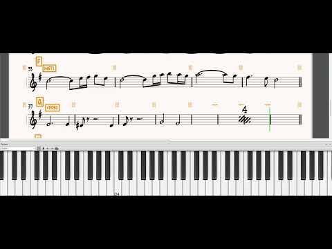 Quien como Él - Natalie Billini - synth (sheet music - partitura)