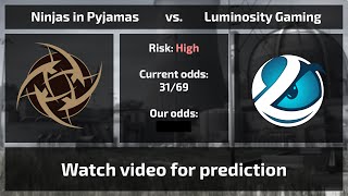 CS:GO Bet Prediction: Ninjas in Pyjamas vs. Luminosity Gaming (30/03/16)