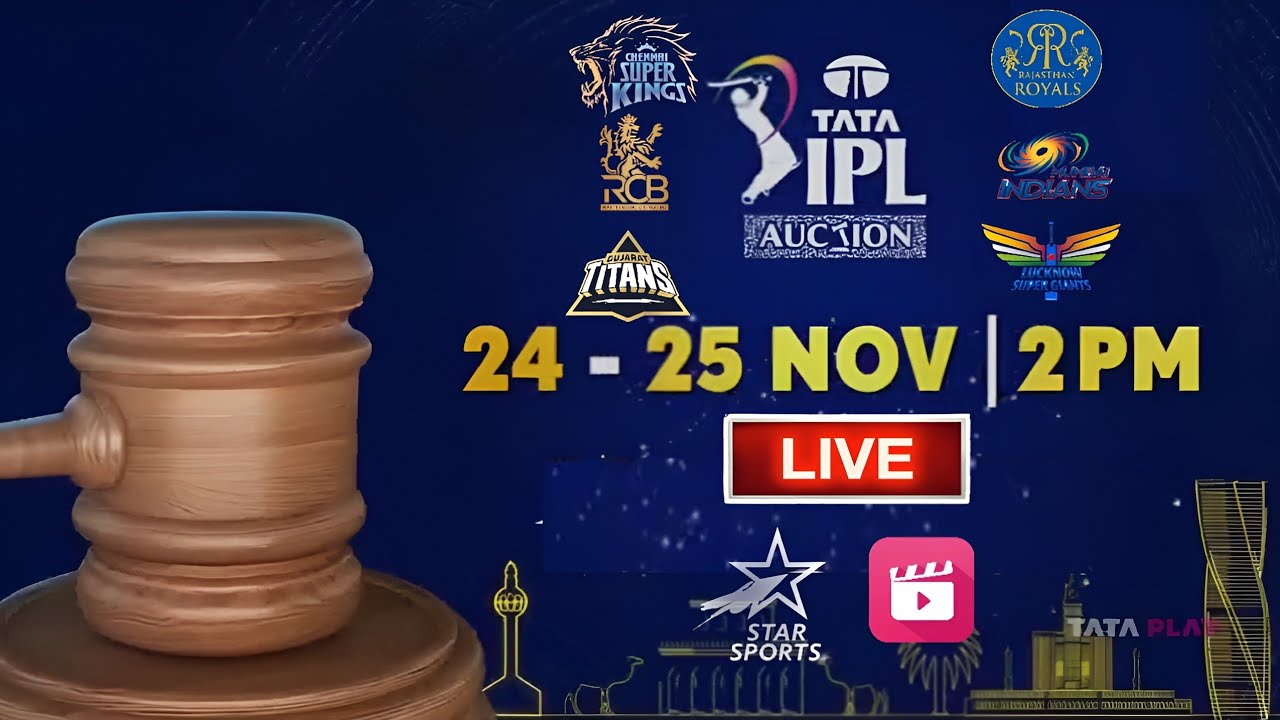 IPL 2025 Mega Auction Time (Big News) Mega Auction 2025 Date & Time, Venue Confirmed