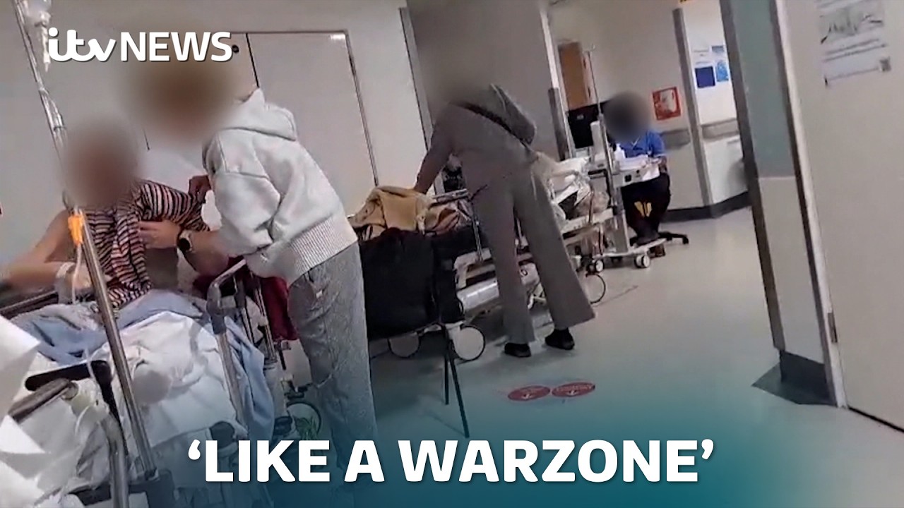 Footage reveals ‘war zone’ corridor care at NHS hospital