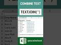 Combine Email IDs with TEXTJOIN in Excel – 1-Click Trick! #shorts #shortsfeed #youtubeshorts