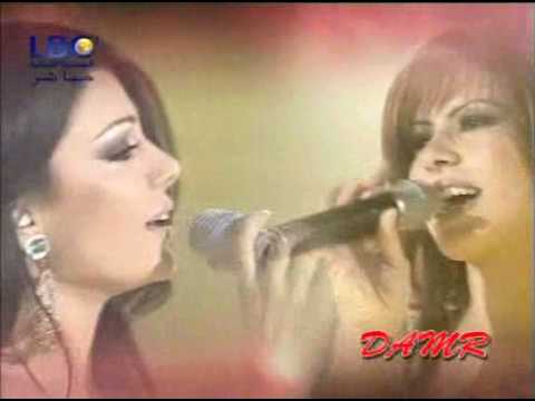 arabic video clip haifa wehbe and amani souissi ya hayat albi star academy 2005