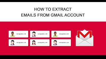 How to extract emails from gmail  account?  Gmail Email Address Extractor Software Tutorial