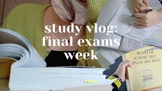 clp exam week vlog 🤢⚖️ (certificate of legal practice) | law school
