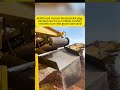 Reinforced cement brick slag, handed over to our mobile crusher, instantly turn into gravel and sand