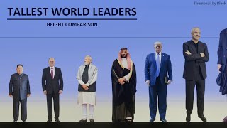 World Leaders HEIGHT Comparison 2024