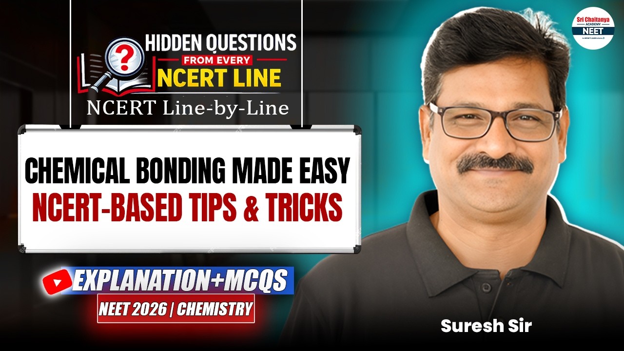 MASTER Chemical Bonding for NEET 2026 🎯 | NCERT Tips & Tricks | One Shot Chemistry! || #NEET2026