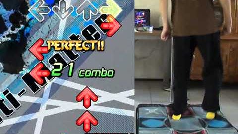 DDR/StepMania - Orbit1 & Milo - Anti-Matter [Replicant-D-action boss song] - Difficult