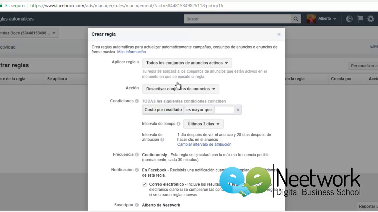 Facebook Ads: Como crear reglas automáticas