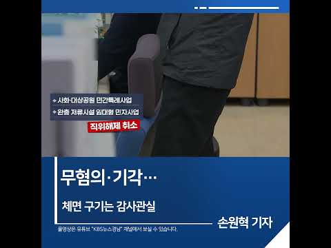 [짧은뉴스] 무혐의·기각…<strong>체면</strong> 구기는 감사관실 | KBS뉴스 경남 #shorts