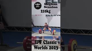 Meghan Scanlon - 2nd Place 532.5kg Total - 63kg Class 2023 IPF World Women&#39;s Classic