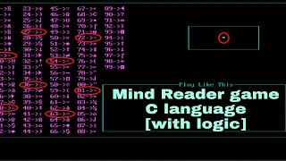 Mind Reader game in C programming Language || with logic screenshot 2