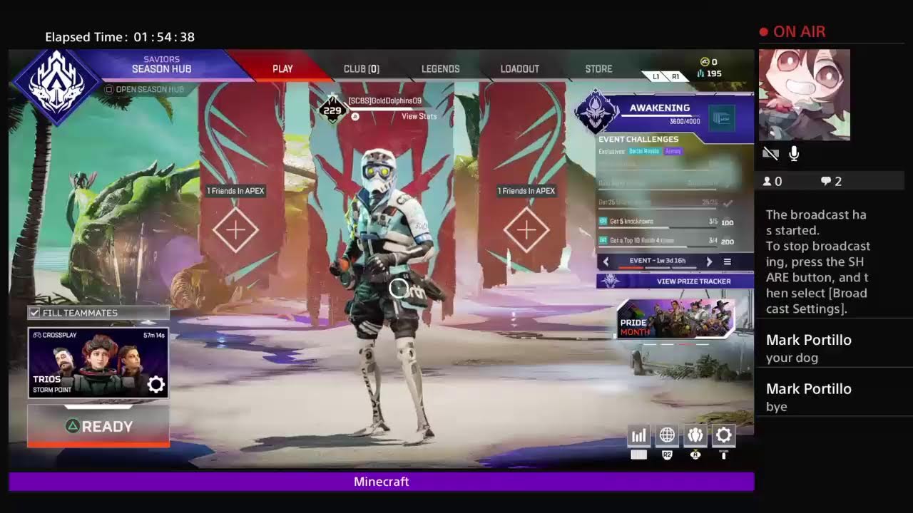 Apex with the prodino