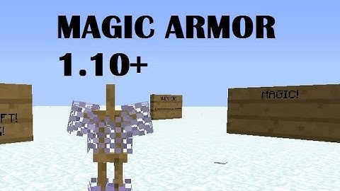 MAGIC ARMOR! - A SINGLE COMMAND BLOCK CREATION