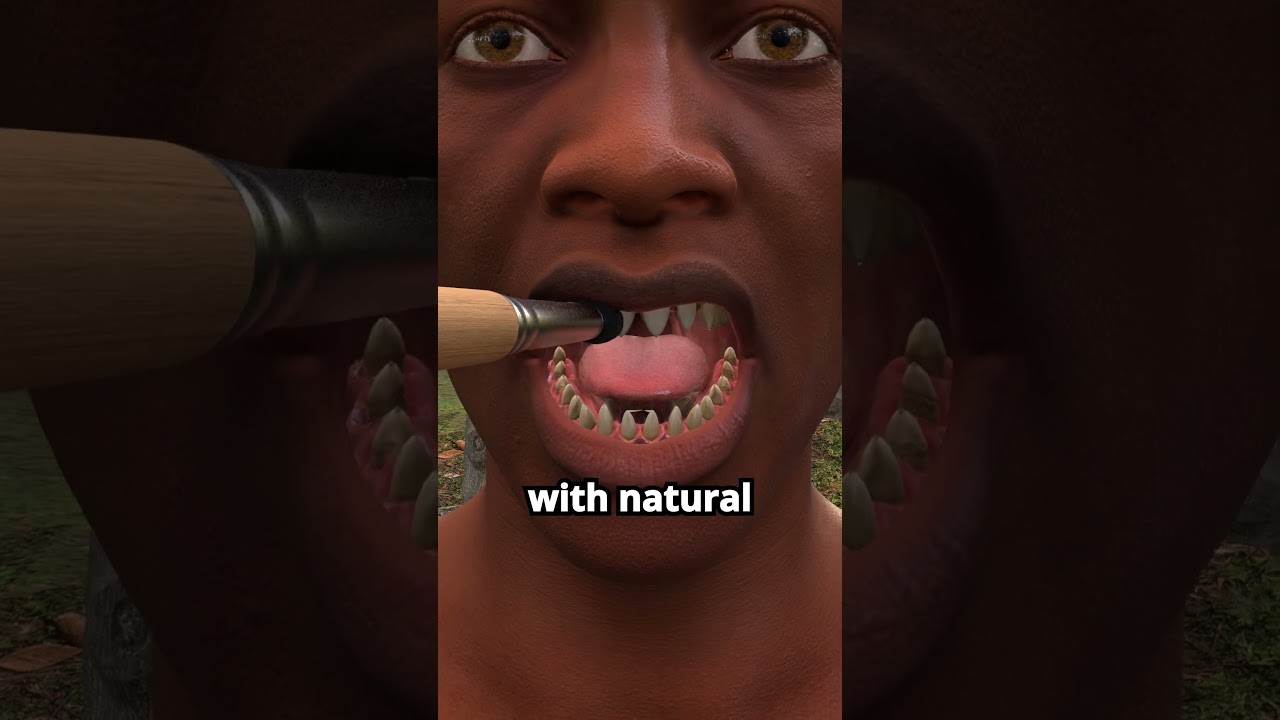 Why Some Tribes Chipped Their Teeth on Purpose  😱