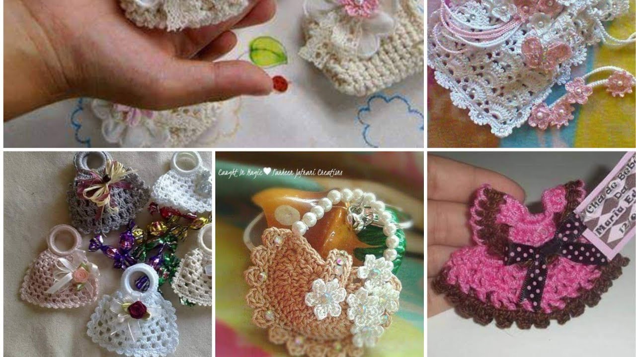 توزيعات مواليد مناسبات هدايا كروشي رائعة بأشكال تحفة 😍