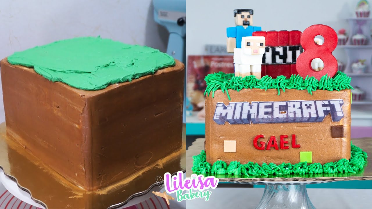 Pastel? de minecraft⛏️ cuadrado | Fácil y Rápido? | Lileisa Bakery -  YouTube