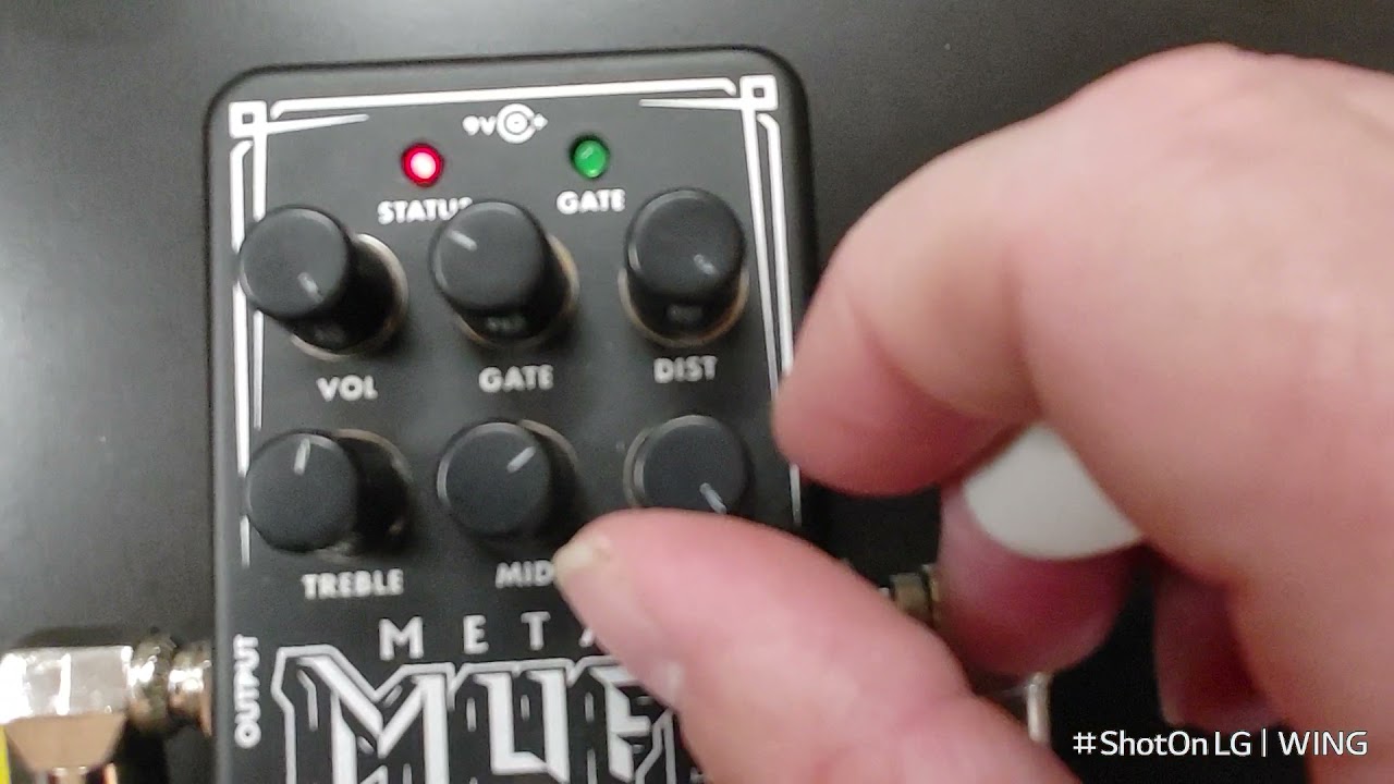 Electro Harmonix Metal Muff ft Mesa Boogie Mark V head