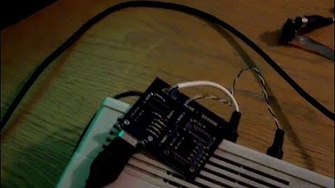 Demo of prototype SEGA joypad adapter for CoCo