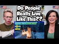 American couple reacts living with the dark winters in sweden midnight sun first time reaction