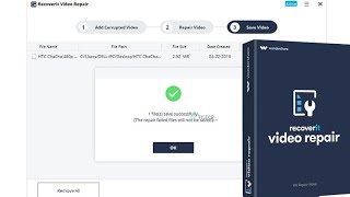 Wondershare Recoverit Video Repair 1 1 0 4