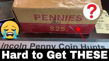 Coin Roll Hunting a Box of Pennies for Old Wheaties for My Penny Album
