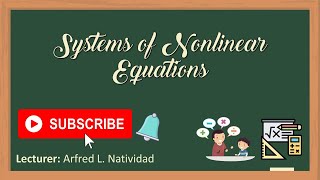 Systems of Nonlinear Equations | Pre-Calculus