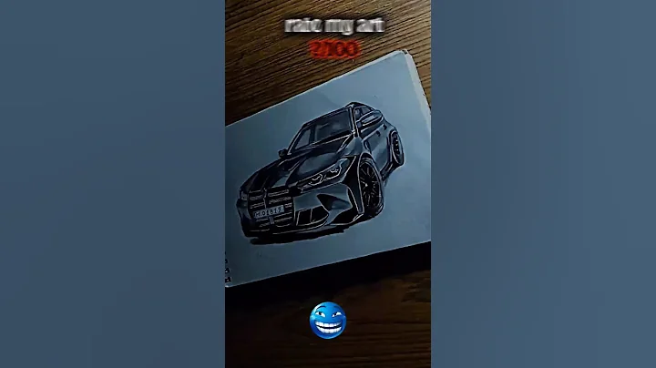 Watch till the end 💀#bmw #bmwsketch #realisticsketch #artreel #reelitfeelit #bmwart #realisticart