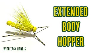 Extended Body Foam Hopper - || FLY TYING TUTORIAL || - With Zack Harris