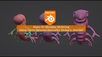 LIVENODING Modular Curve Spheres 3D Modeling Using Geometry Nodes