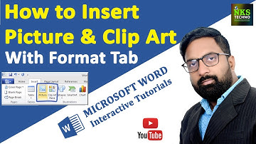 MS Word - Insert Tab In Hindi | Insert Picture & Clip Art With Format Tab | By Nitesh Soni