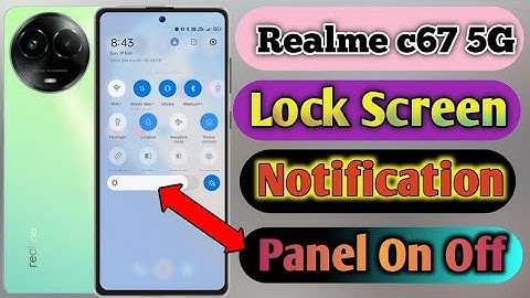 realme c67 lock screen notification panel hide, realme c67 notification bar off, realme c67