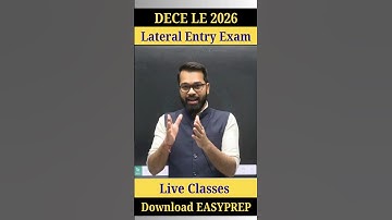 DECE LE 2026 | Bihar Polytechnic Lateral Entry Exam | Live Classes #decele #leet #beu #lateralentry