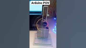Arduino Rotating LED Display That Prints Text on Air
