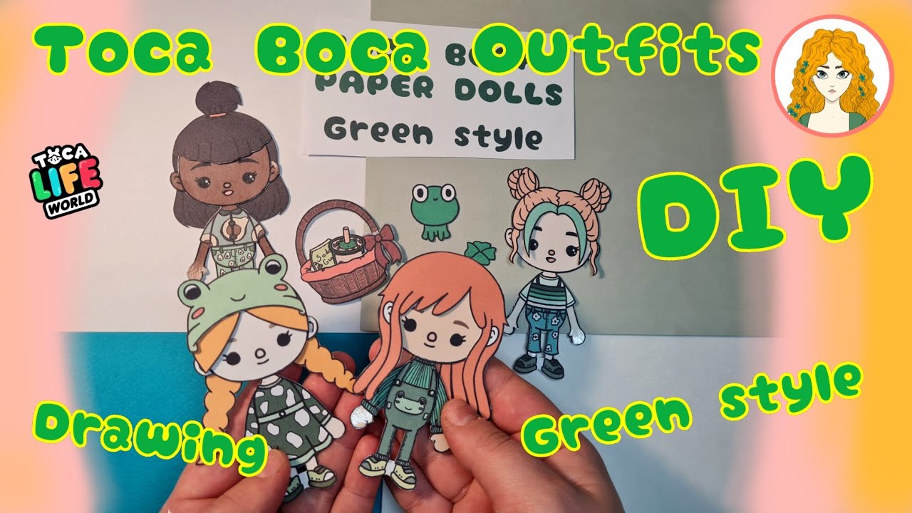 toca boca paper doll Outfit