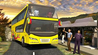 Bus Driver : Hill  Climb Driving Game Impossible  Bus Driving And  Taking Passengers Gameplay screenshot 4