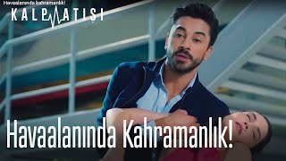 Havaalanında kahramanlık!